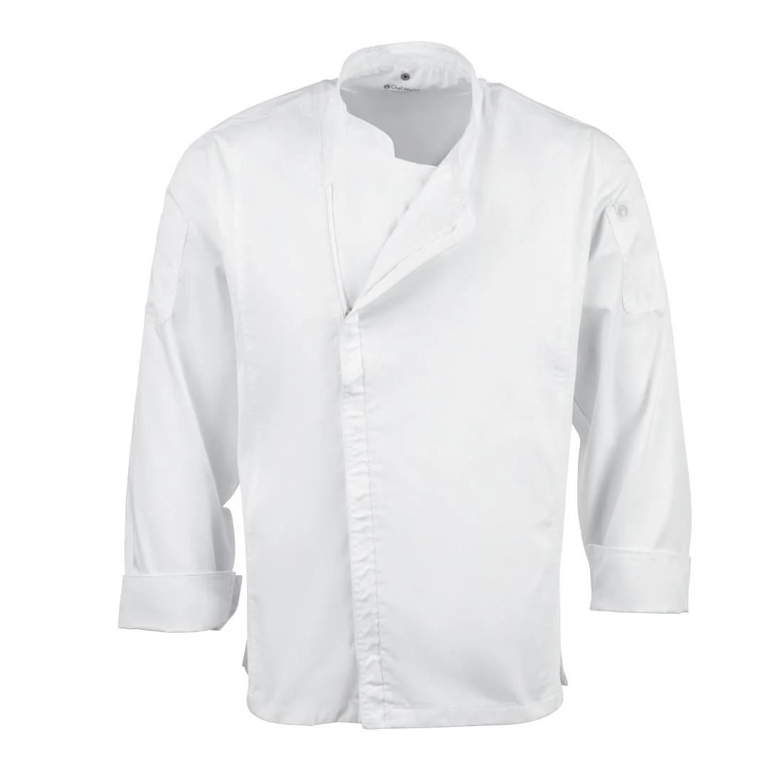 Chef Works Unisex Hartford Chef Jacket White - Image 9