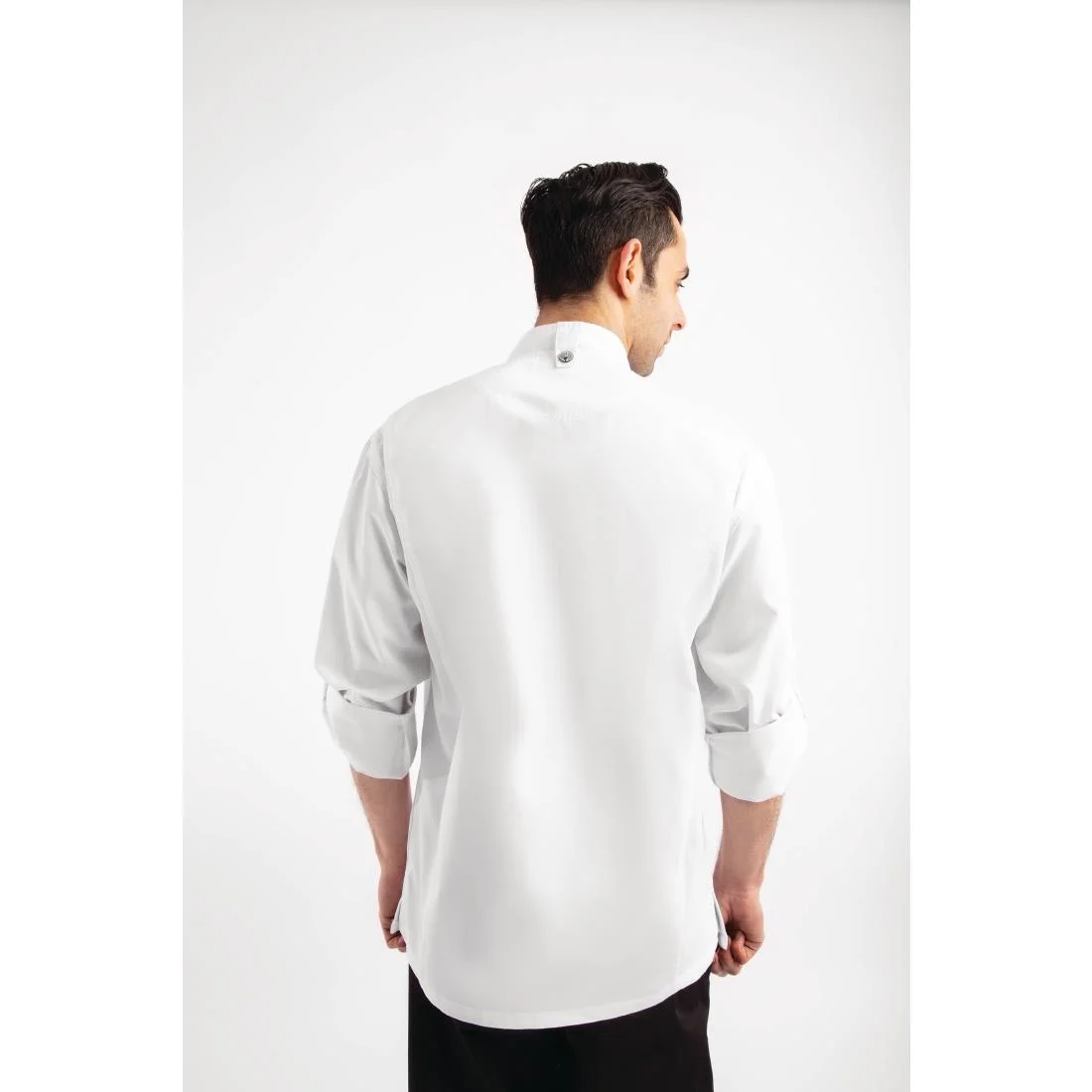 Chef Works Unisex Hartford Chef Jacket White - Image 3