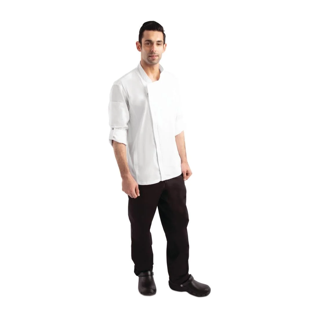 Chef Works Unisex Hartford Chef Jacket White - Image 5