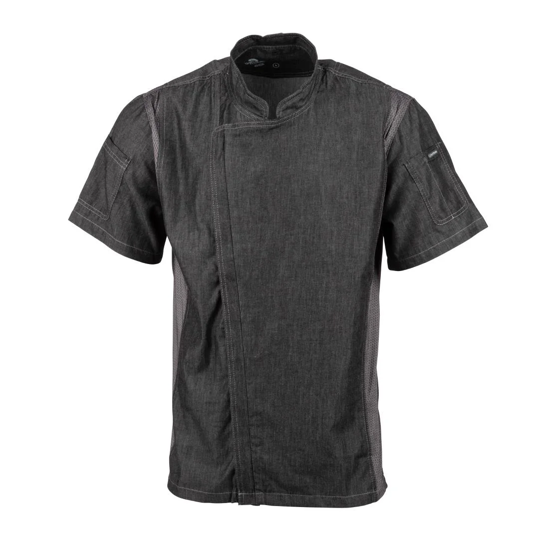 Chef Works Urban Delancey Short Sleeve Denim Chefs Jacket