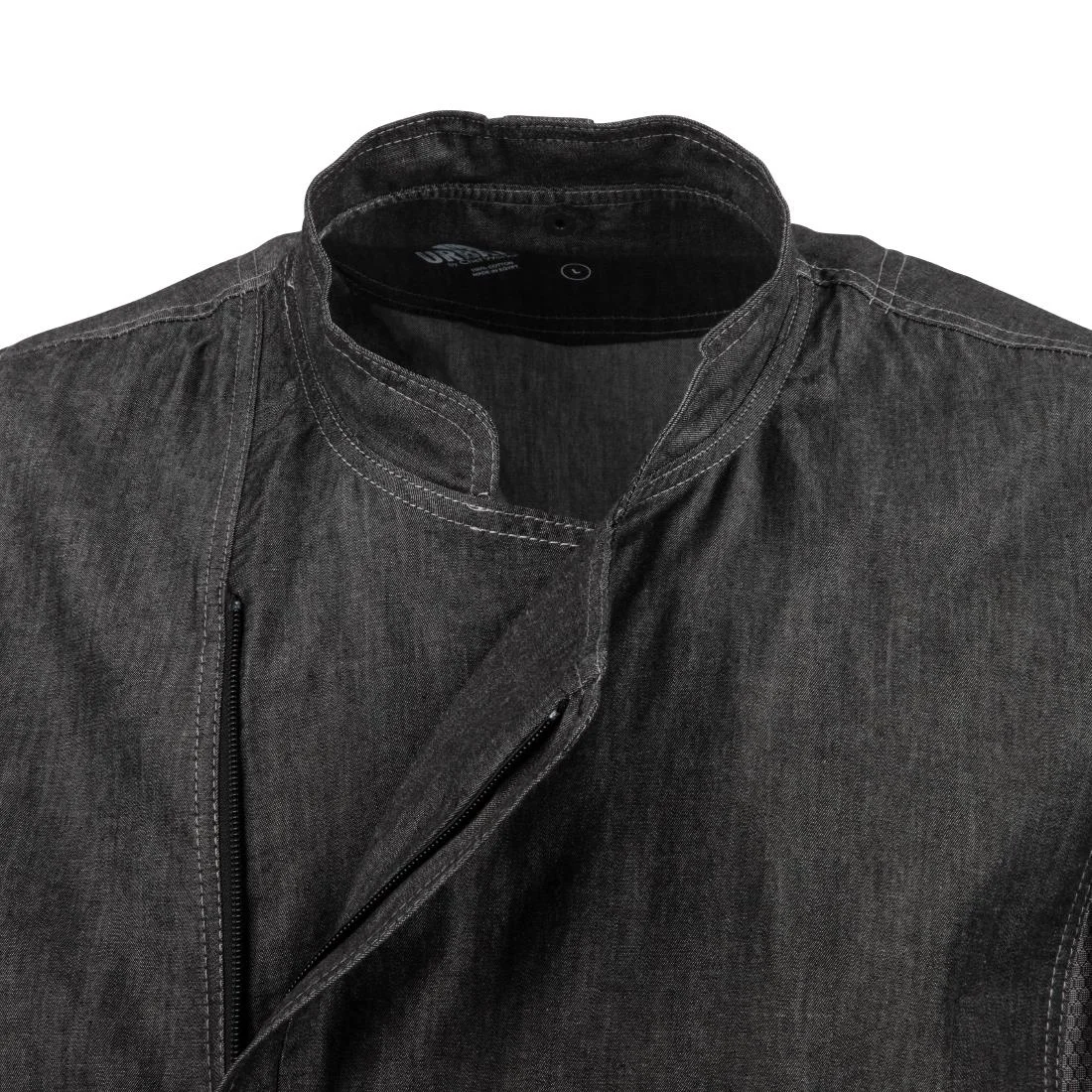 Chef Works Urban Delancey Short Sleeve Denim Chefs Jacket - Image 6