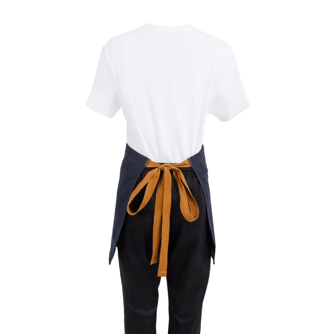 Southside Waist Apron Denim Blue Tan Ties - Image 11
