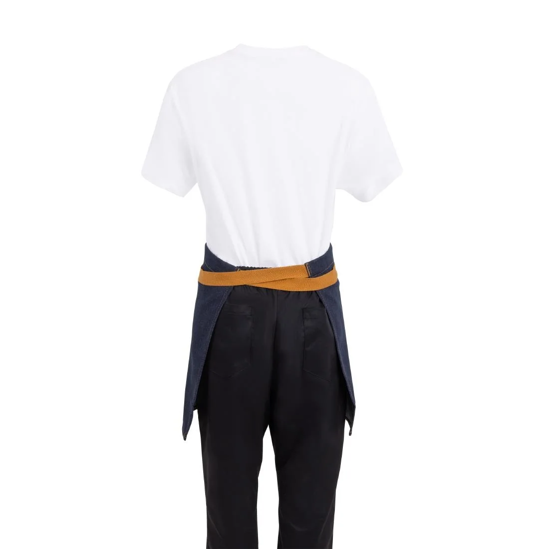 Southside Waist Apron Denim Blue Tan Ties - Image 13