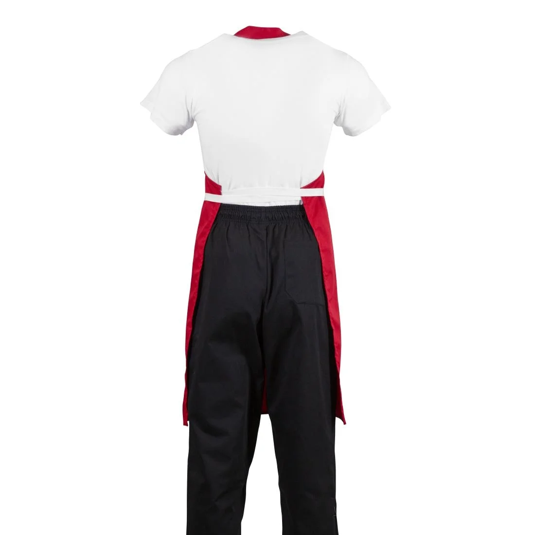 Whites Bib Apron Red - Image 7