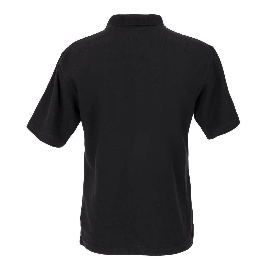 Ladies Polo Shirt Black - Image 5