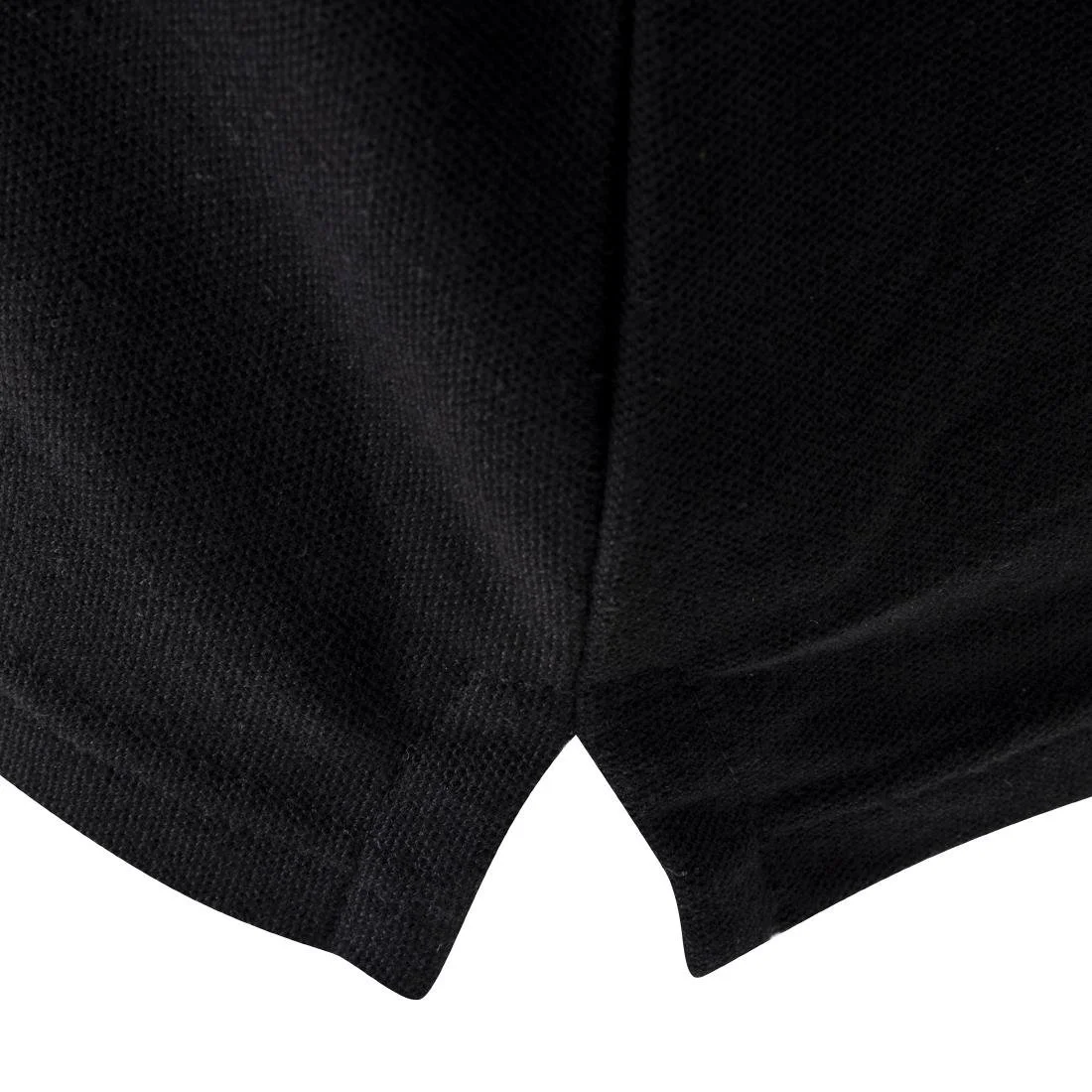 Ladies Polo Shirt Black - Image 7