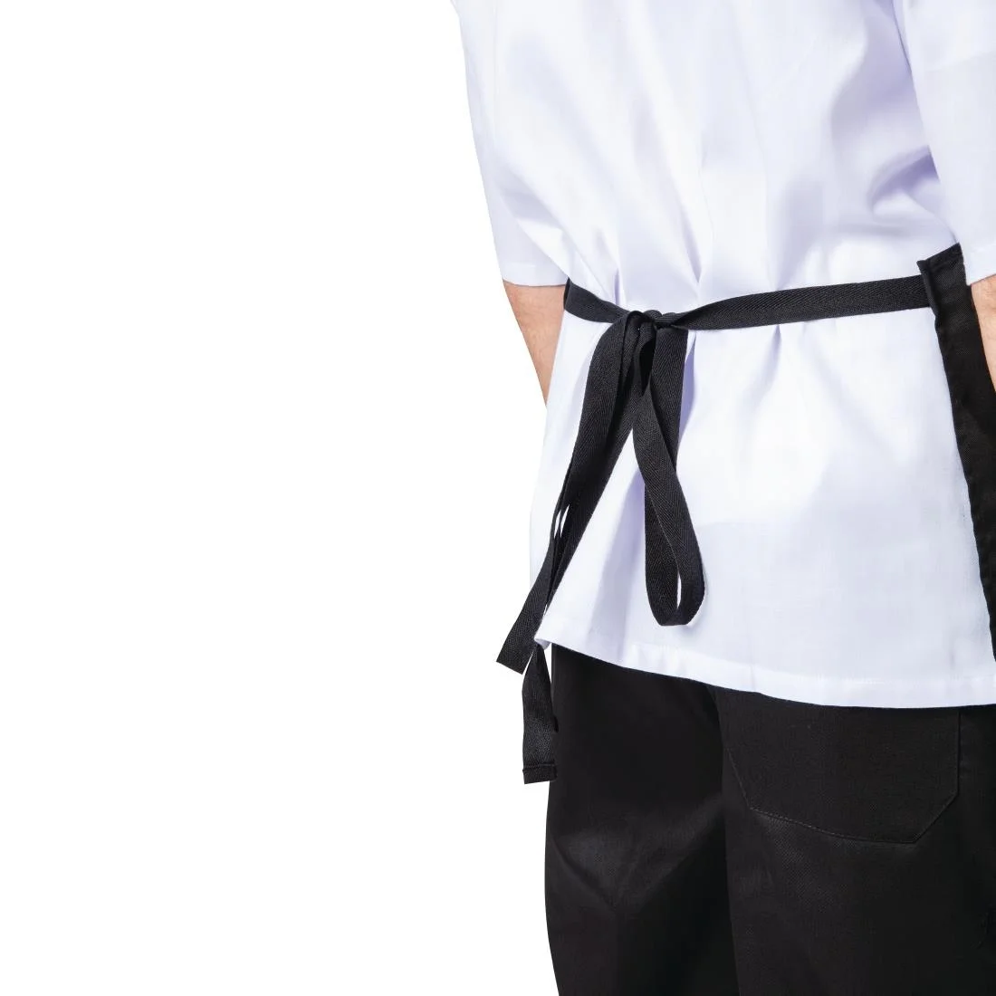 Nisbets Essentials Bib Aprons Polycotton Black (Pack of 2) - Image 6