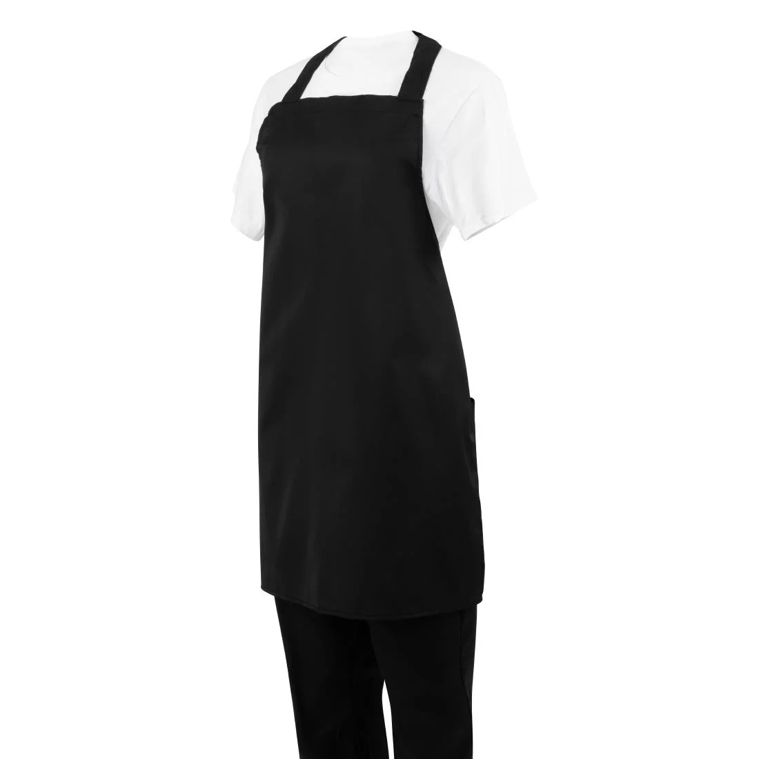 Nisbets Essentials Bib Aprons Polycotton Black (Pack of 2) - Image 9