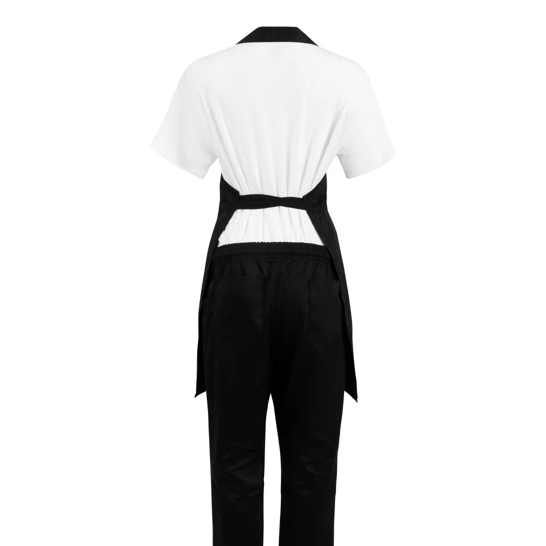 Nisbets Essentials Bib Aprons Polycotton Black (Pack of 2) - Image 12
