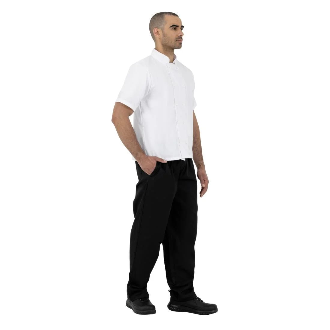 Nisbets Essentials Short Sleeve Chefs Jacket White (Pack of 2) - Image 8