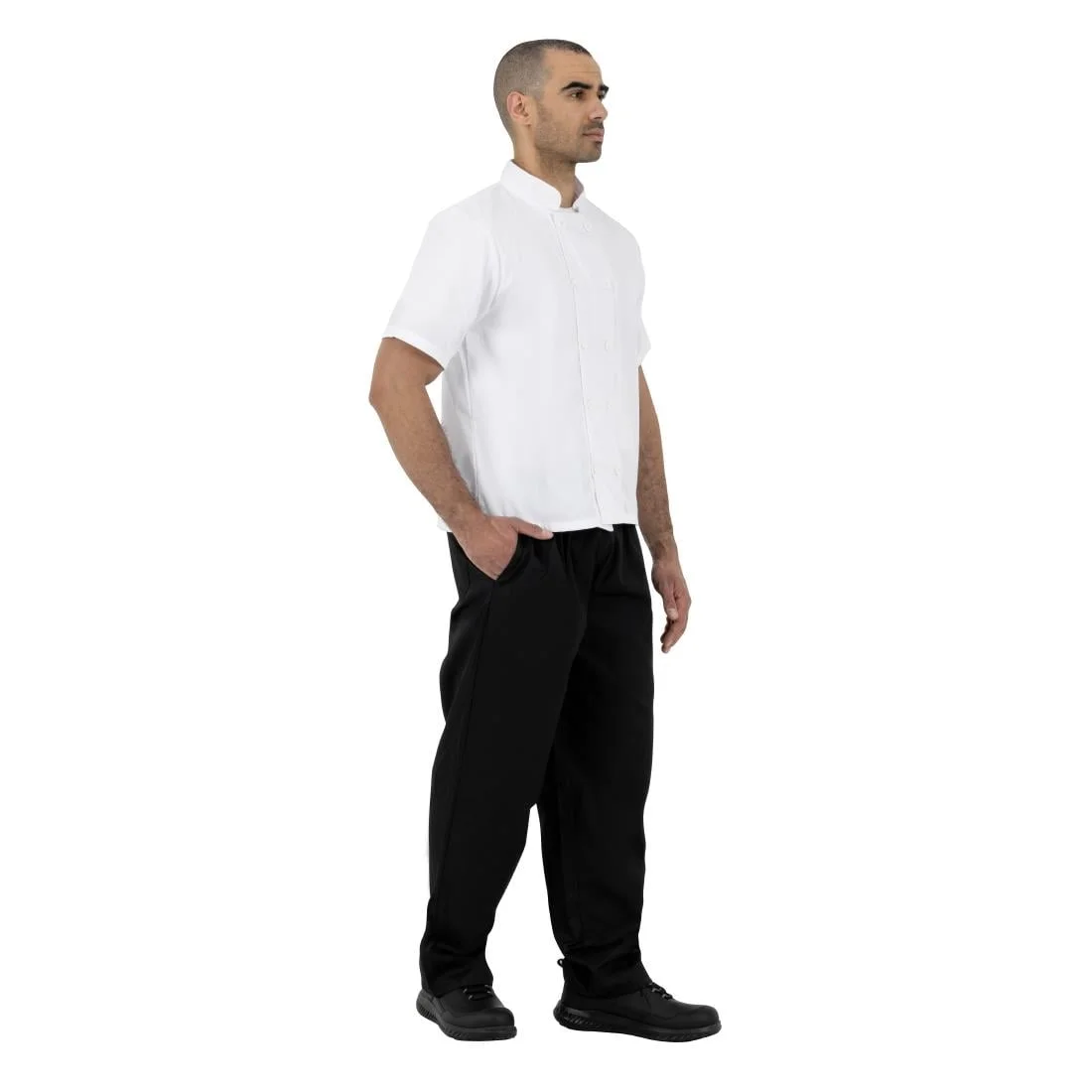 Nisbets Essentials Short Sleeve Chefs Jacket White (Pack of 2) - Image 15