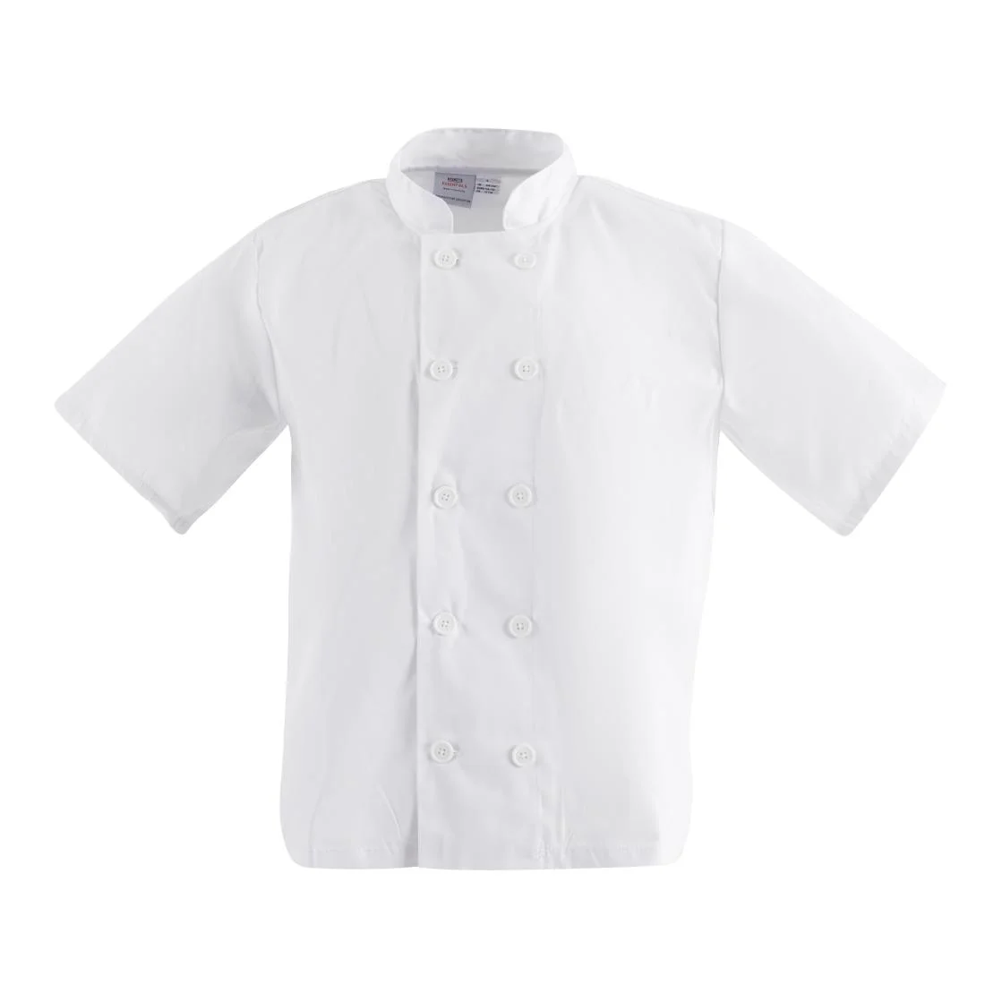 Nisbets Essentials Short Sleeve Chefs Jacket White (Pack of 2) - Image 2