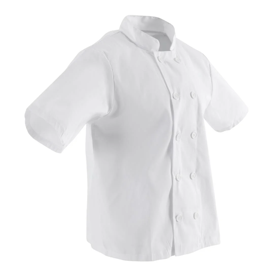 Nisbets Essentials Short Sleeve Chefs Jacket White (Pack of 2) - Image 16