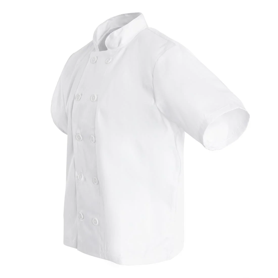 Nisbets Essentials Short Sleeve Chefs Jacket White (Pack of 2) - Image 17