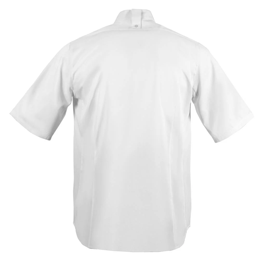 Southside Band Collar Unisex Chef Jacket White - Image 4