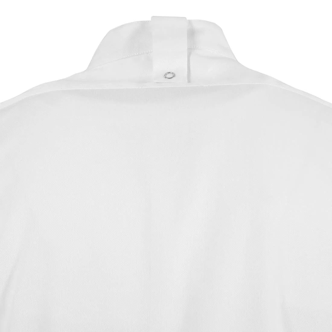Southside Band Collar Unisex Chef Jacket White - Image 5