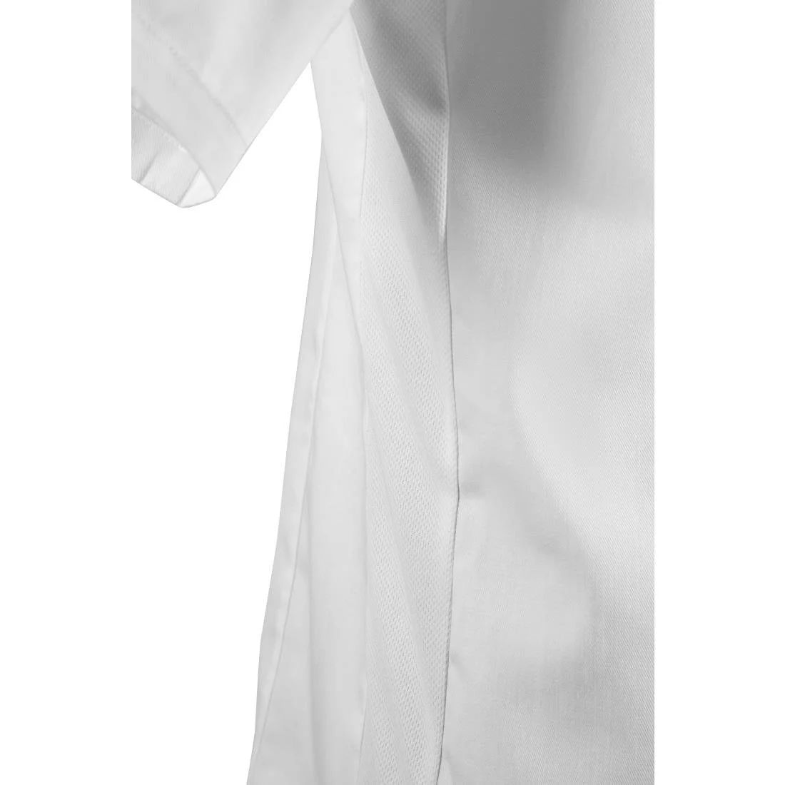 Southside Band Collar Unisex Chef Jacket White - Image 7