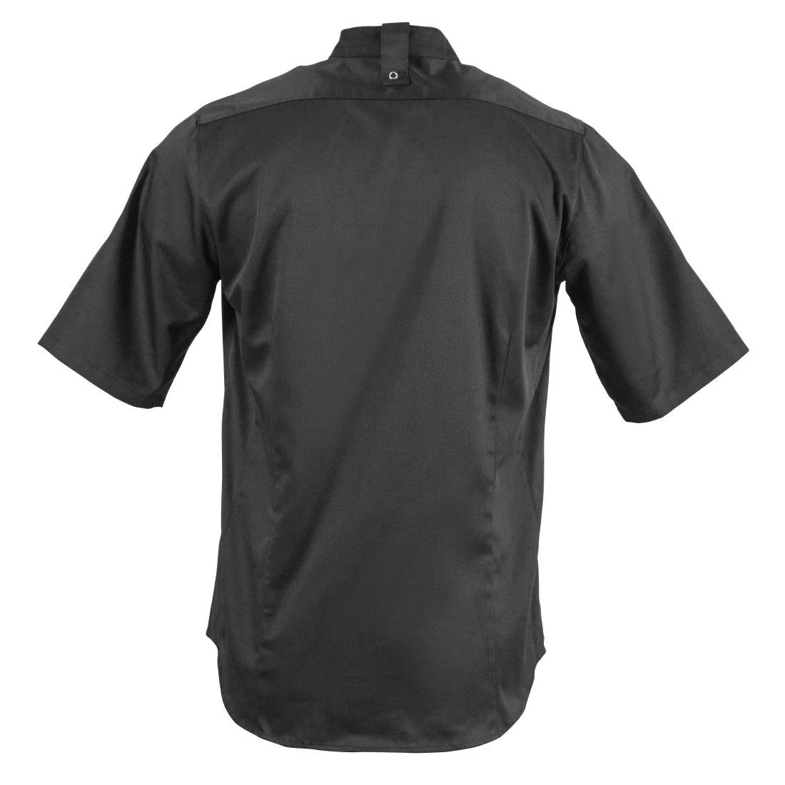 Southside Band Collar Unisex Chef Jacket Black - Image 5
