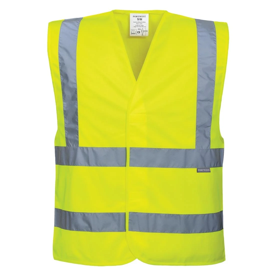Portwest Hi-Vis Two Band and Brace Vest