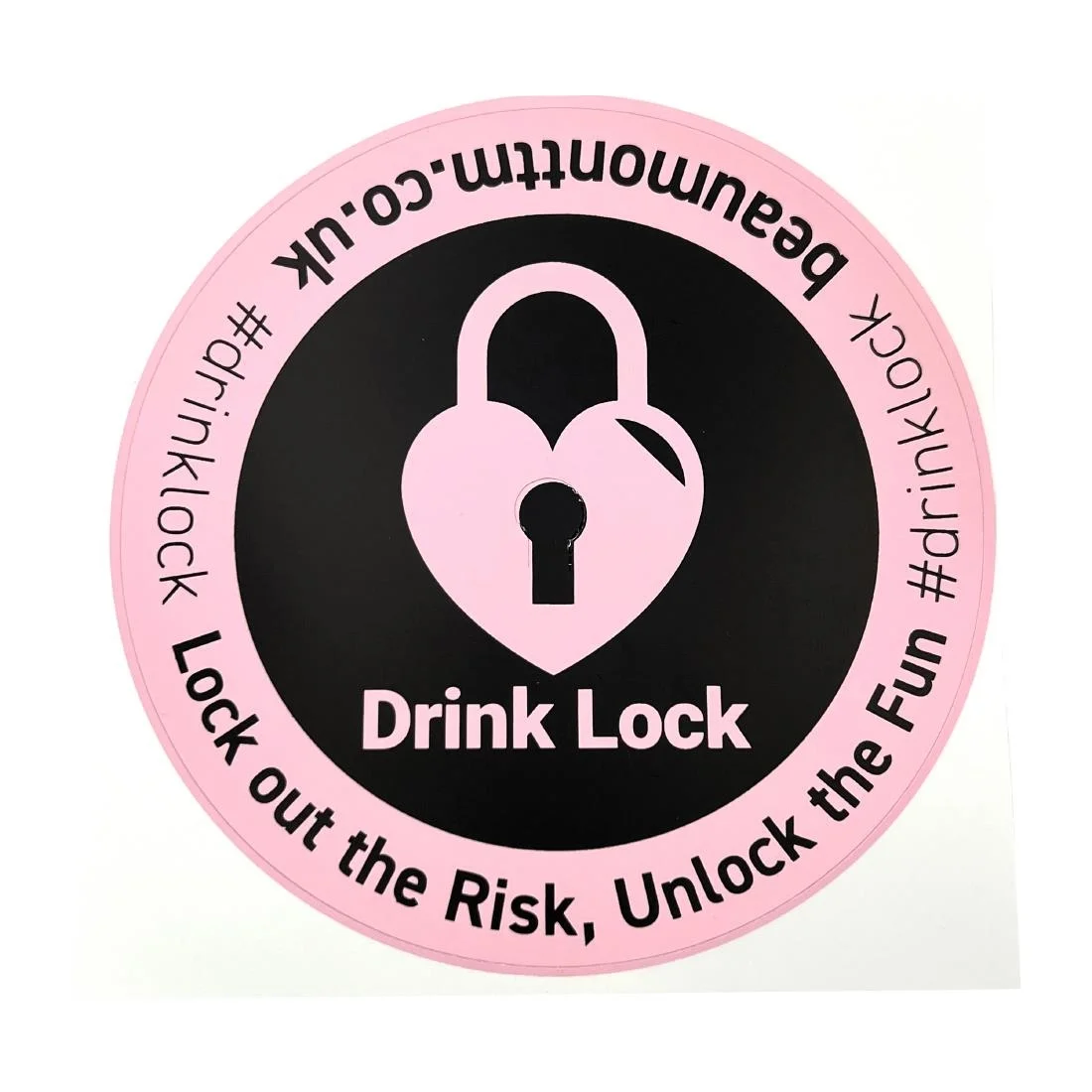 Beaumont Drink Lock Anti Spiking Drink Covers (250 Pack)