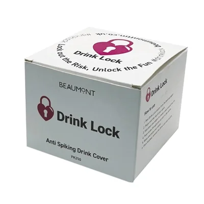 Beaumont Drink Lock Anti Spiking Drink Covers (250 Pack) - Image 2