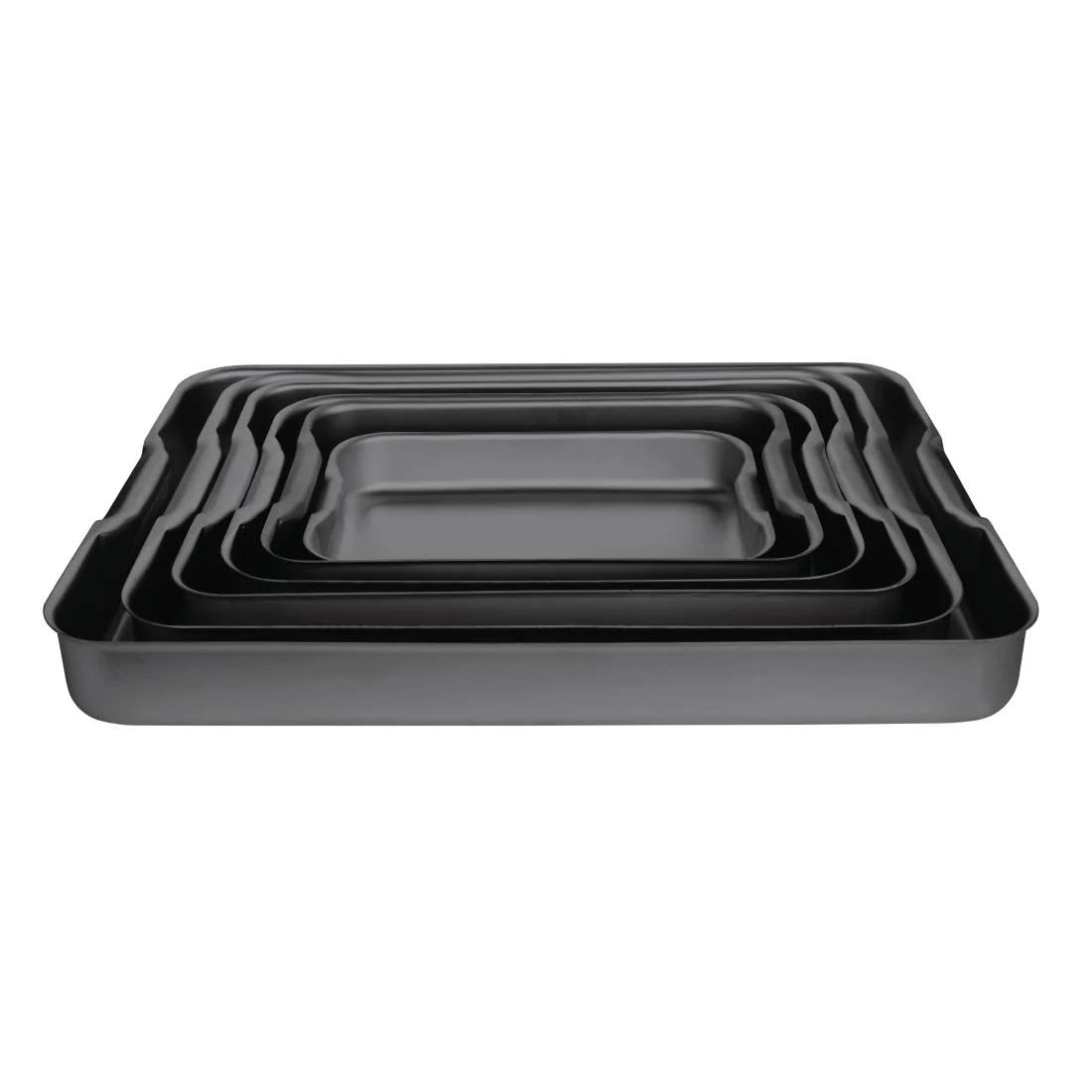 Vogue Anodised Aluminium Roasting Dish 370mm - Image 2