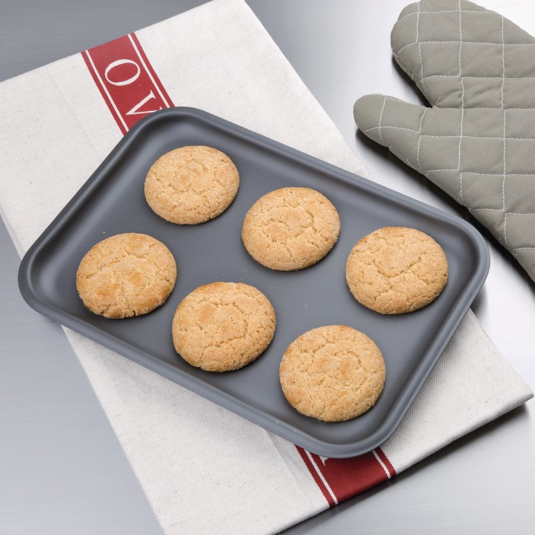 Vogue Anodised Baking Sheet Small