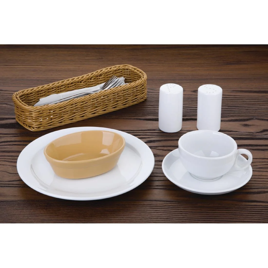 Olympia Stoneware Oval Pie Bowls 145 x 104mm - Image 3