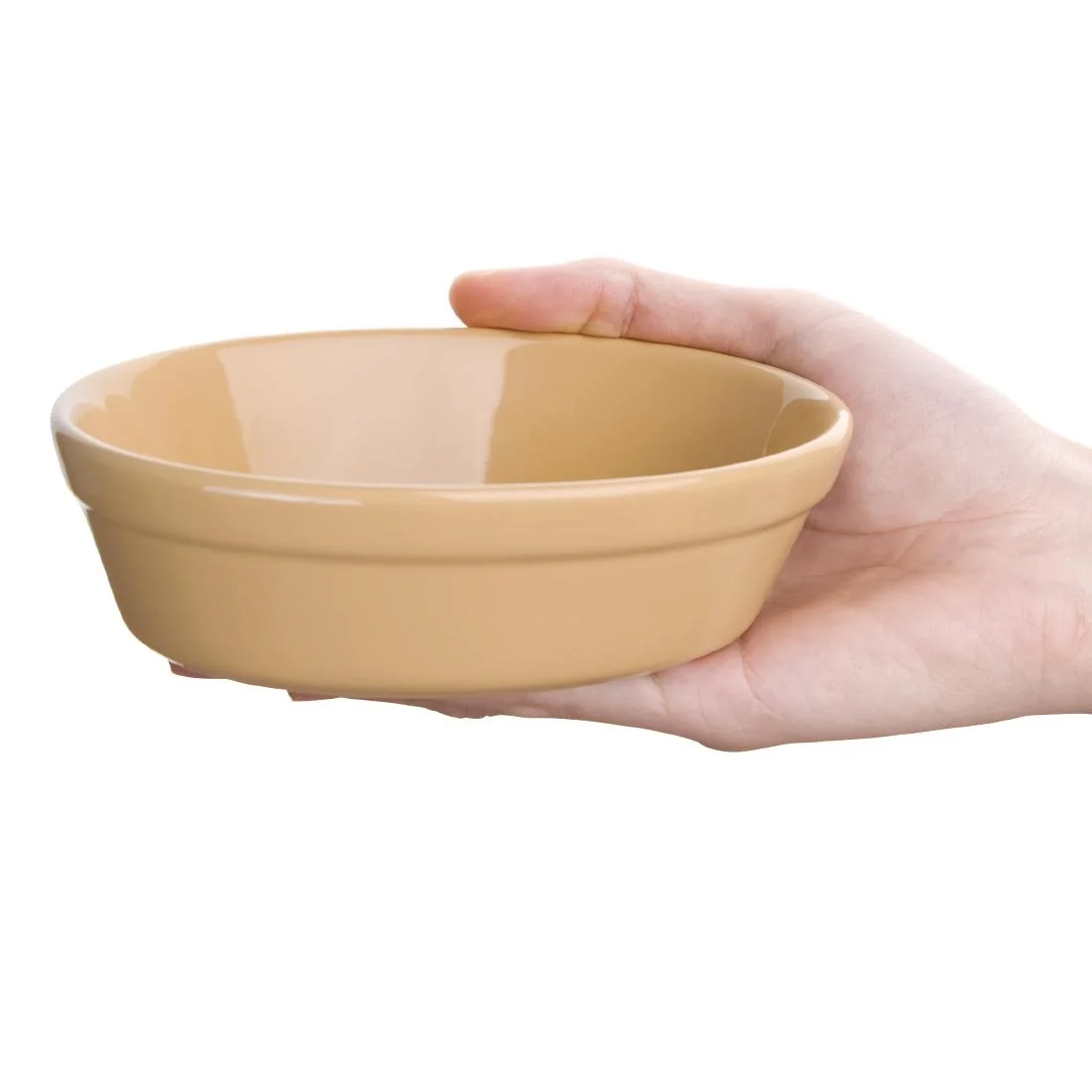 Olympia Stoneware Oval Pie Bowls 145 x 104mm - Image 4