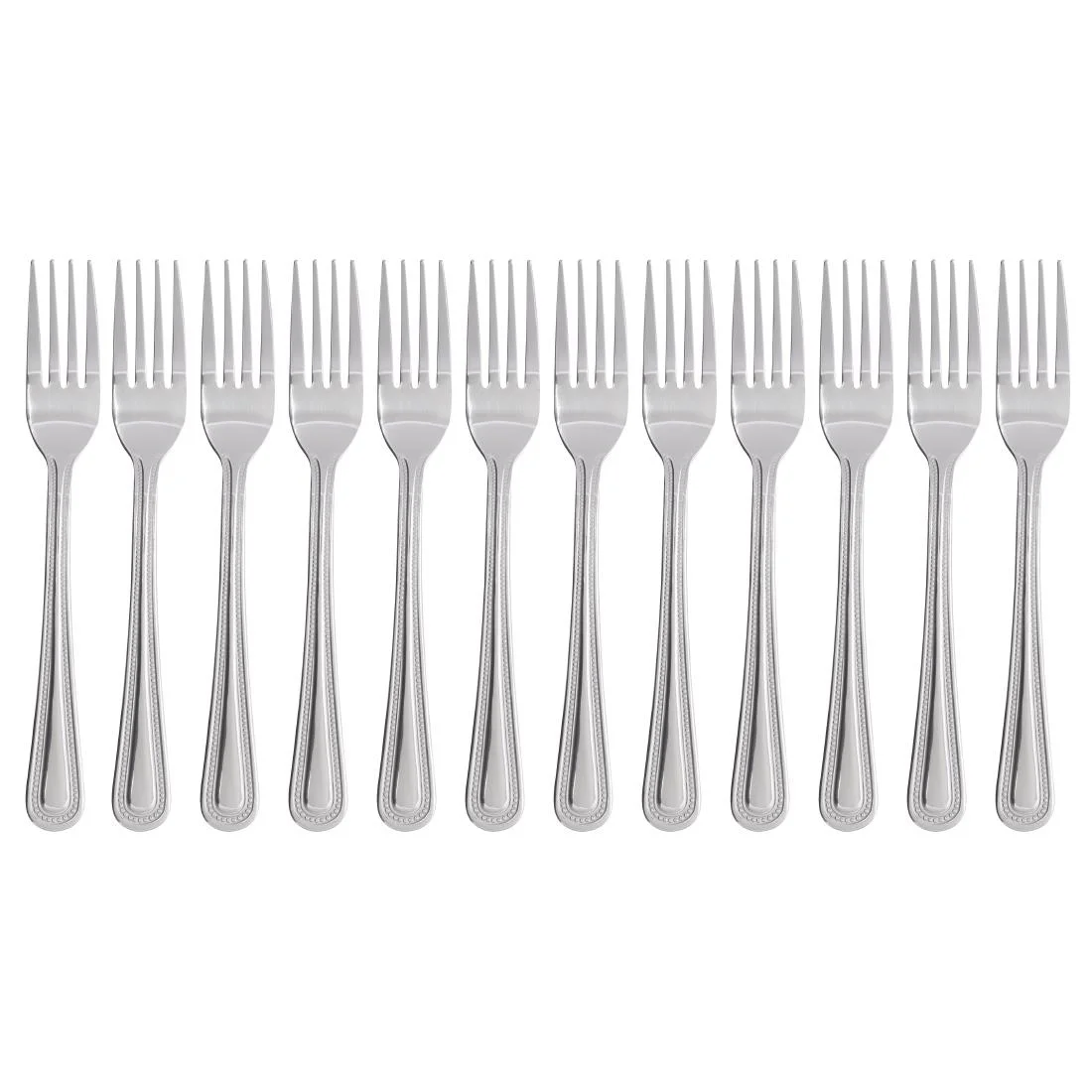 Olympia Bead Dessert Fork - Image 3