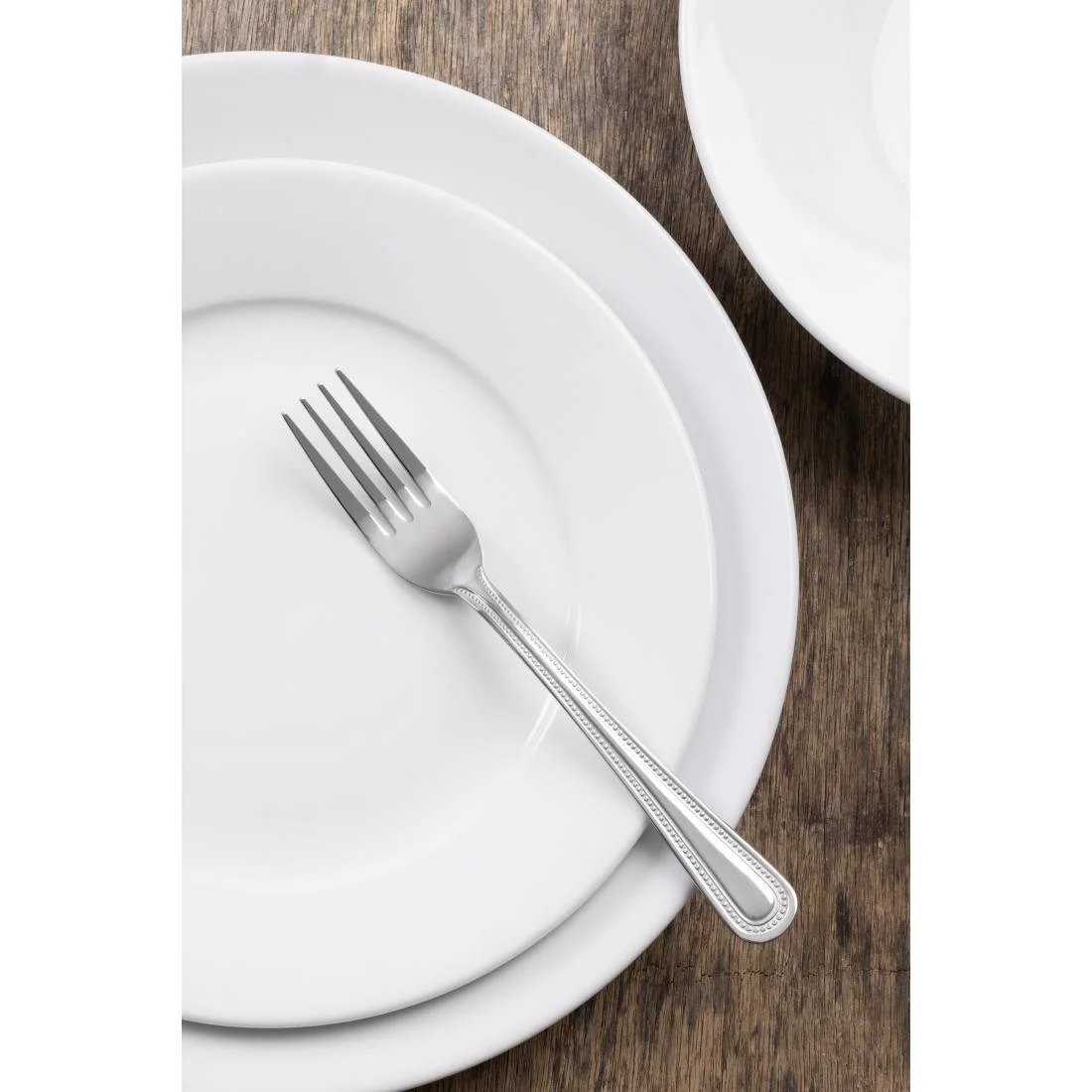 Olympia Bead Dessert Fork - Image 7