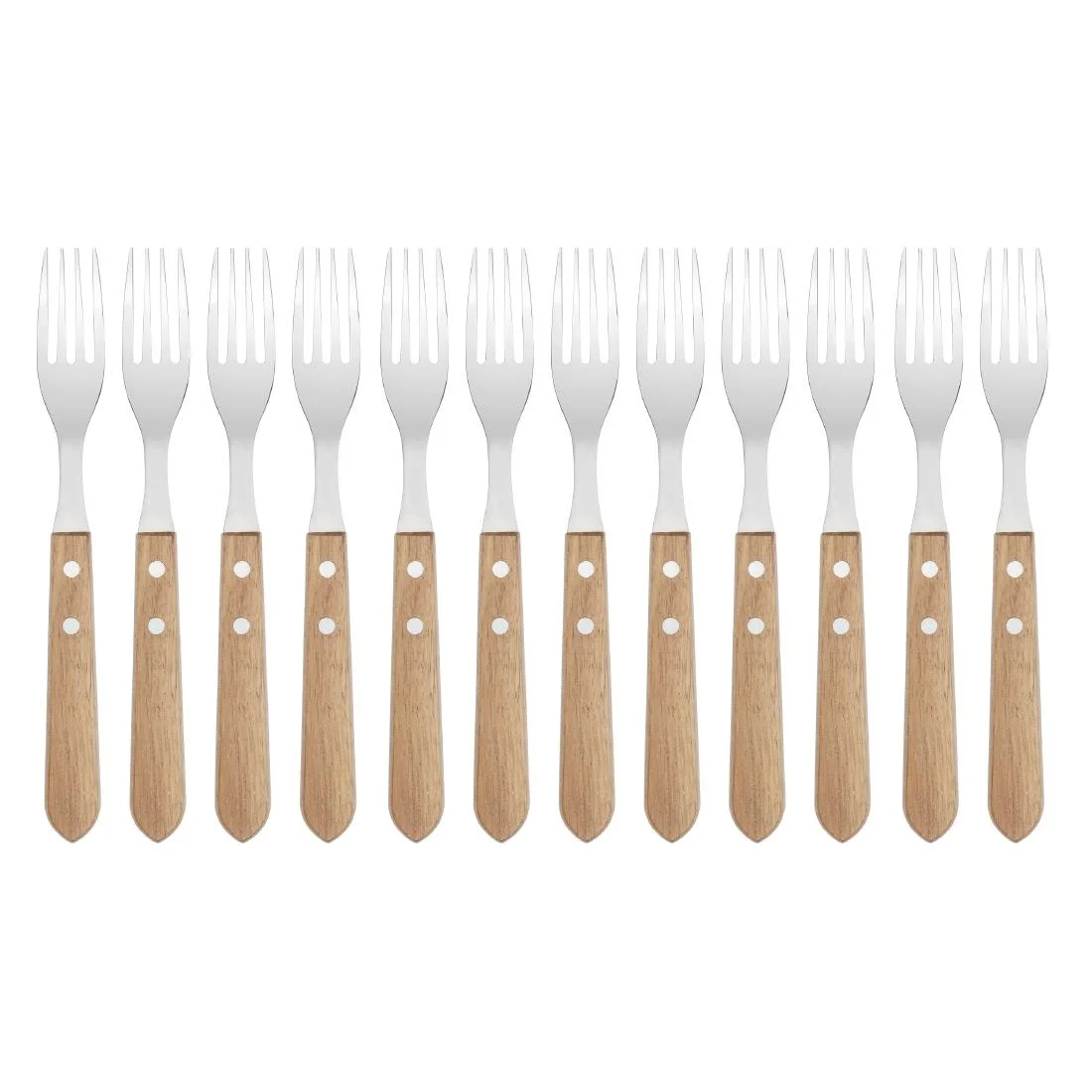 Steak Fork Wooden Handle 190mm - Image 6