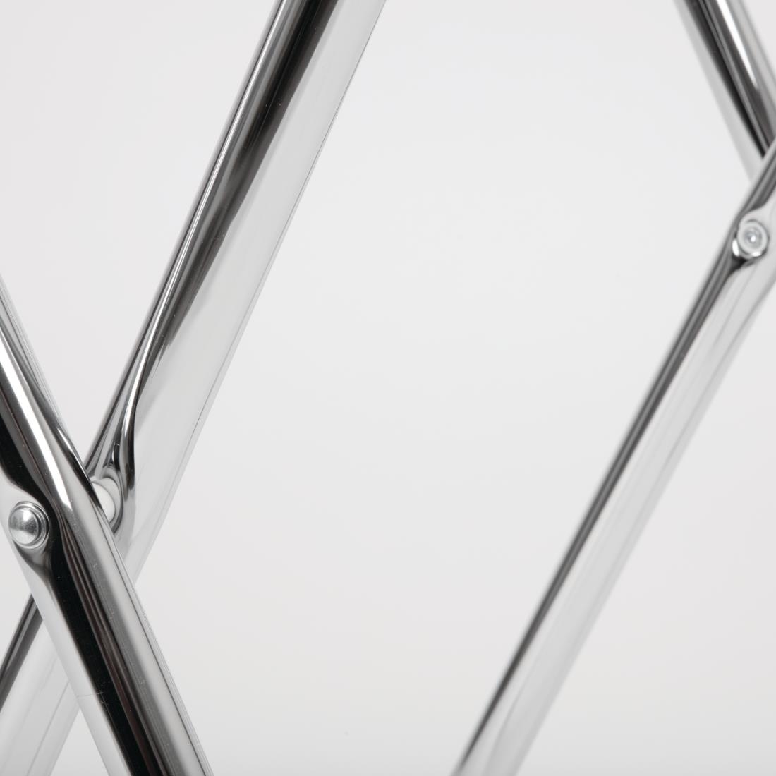 Kristallon Chrome Folding Tray Stand