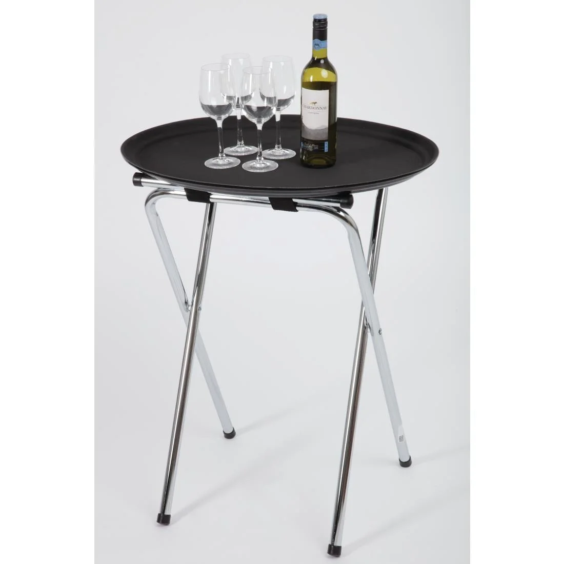 Kristallon Chrome Folding Tray Stand - Image 4