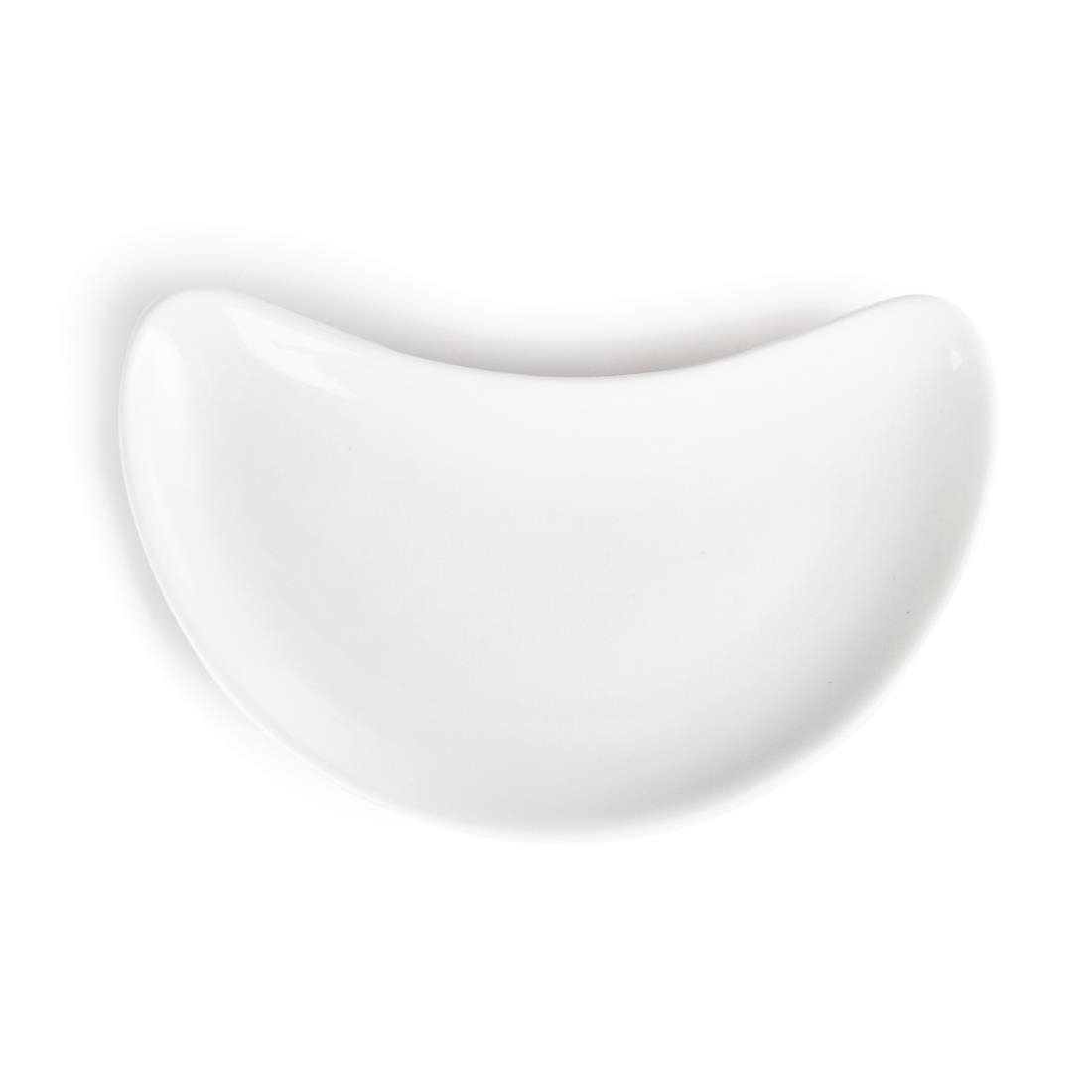 Olympia Whiteware Crescent Salad Plates 200mm