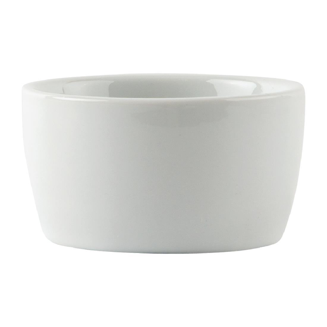 Olympia Whiteware Butter Dish 62mm