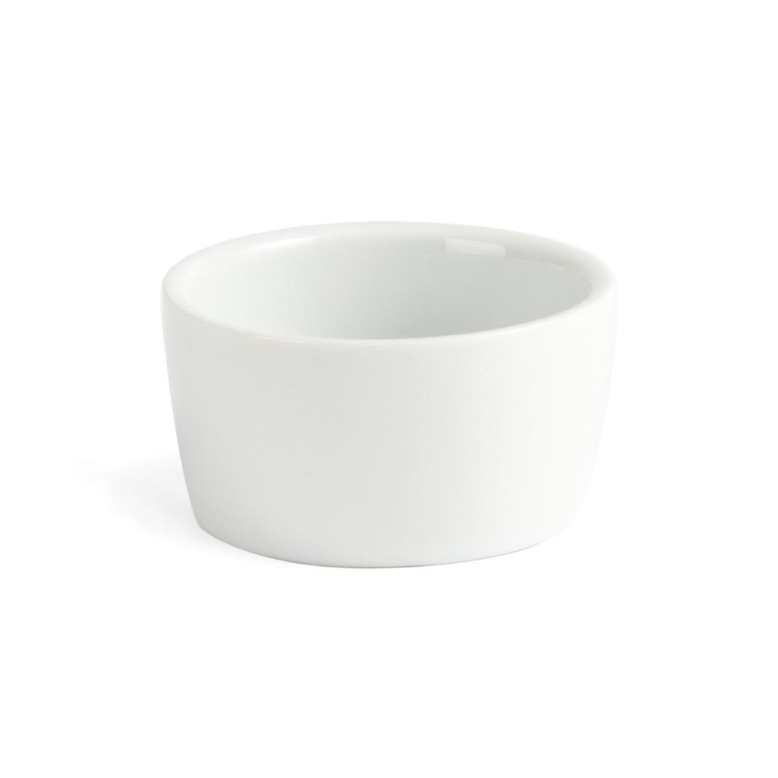 Olympia Whiteware Butter Dish 62mm