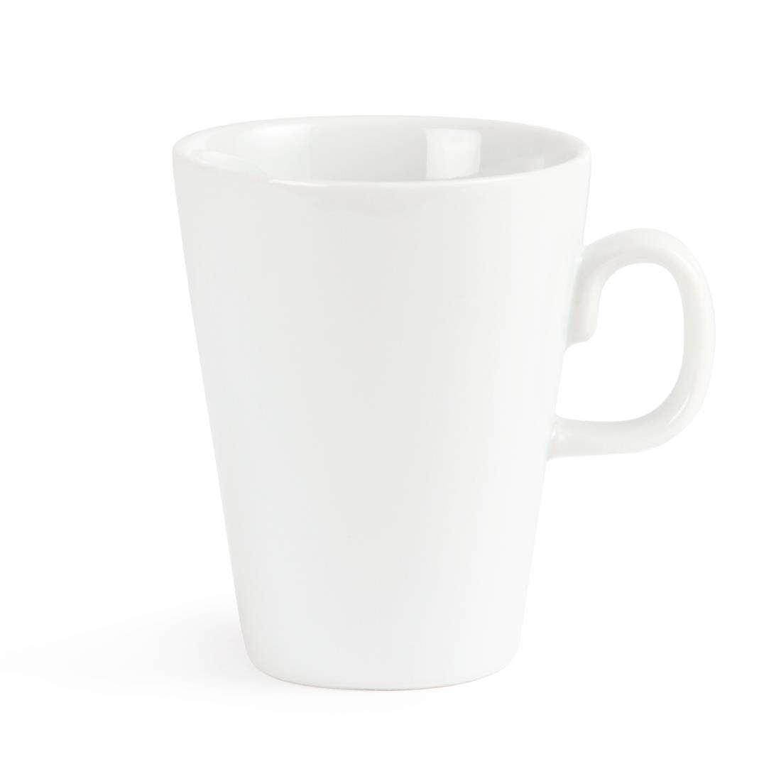 Olympia Whiteware Latte Mugs 310ml 11oz