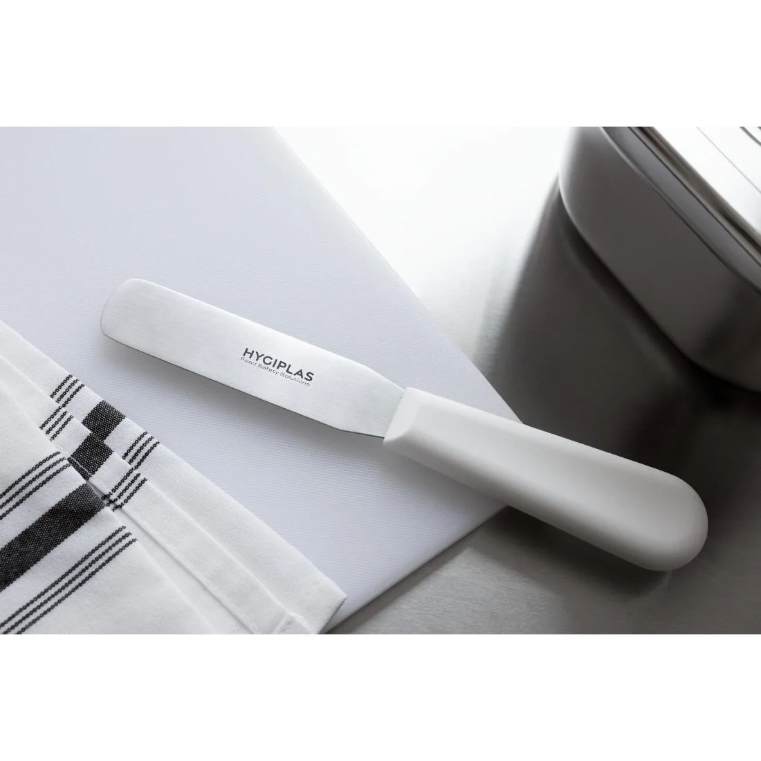 Hygiplas Straight Blade Palette Knife White 10cm - Image 6