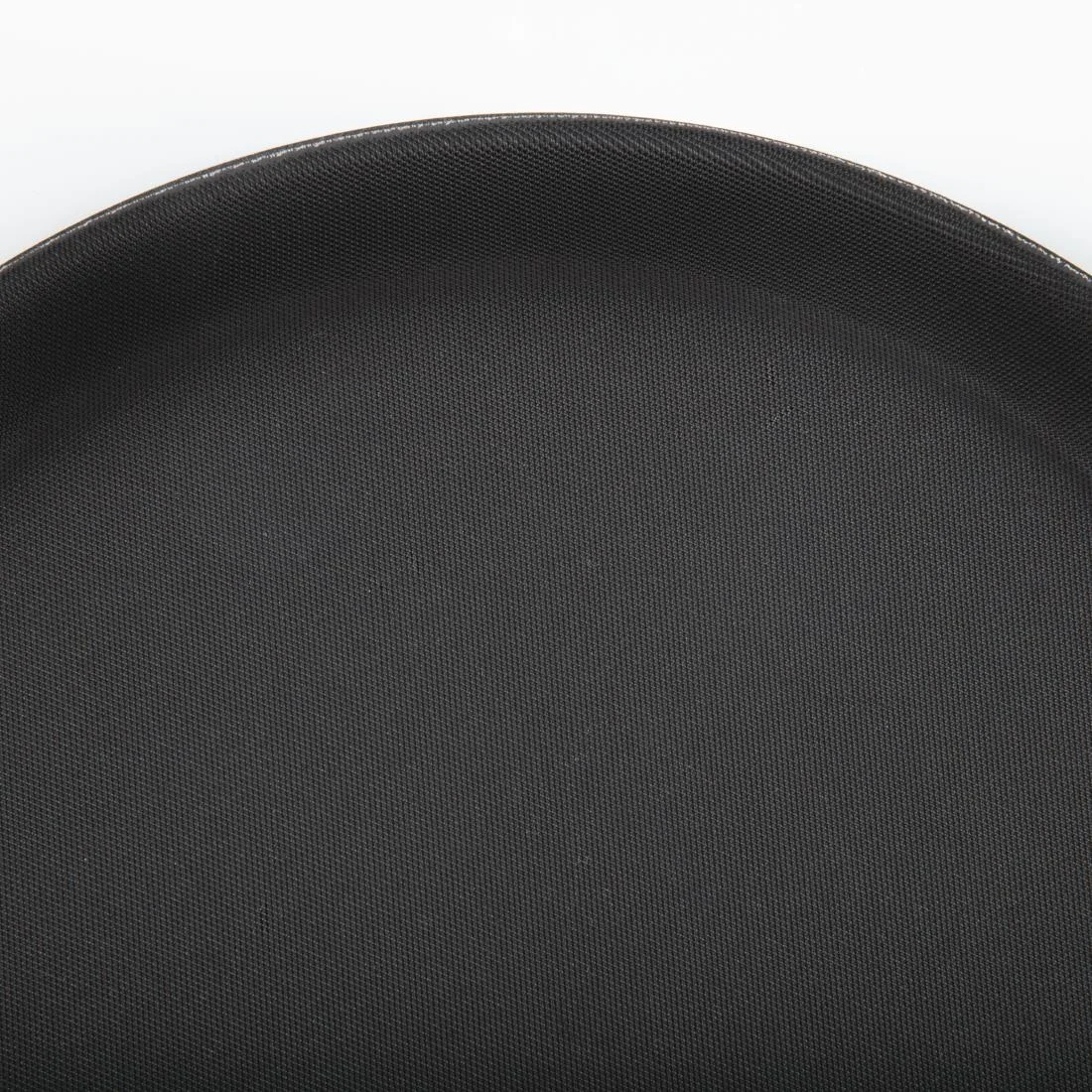 Kristallon Plastic Round Anti Slip Tray Black 11 in - Image 3