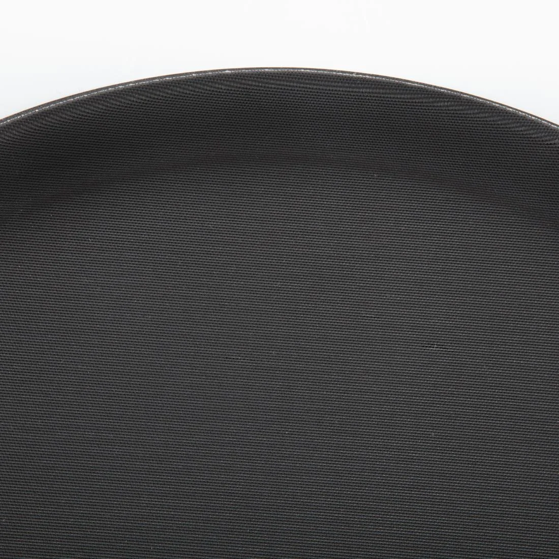 Kristallon Plastic Round Anti Slip Tray Black 14 in - Image 2