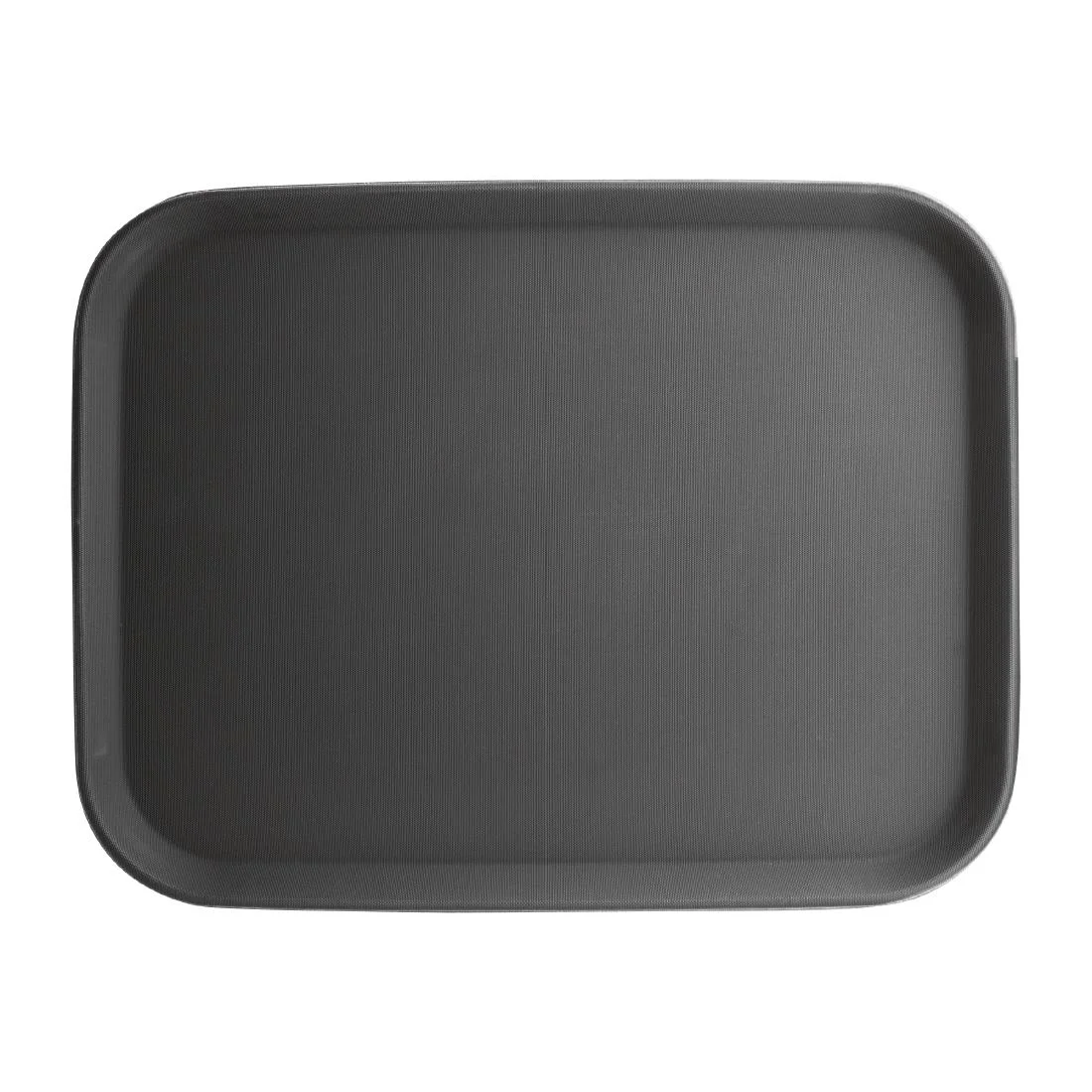 Kristallon Plastic Non Slip Tray Black 14 x 18 in