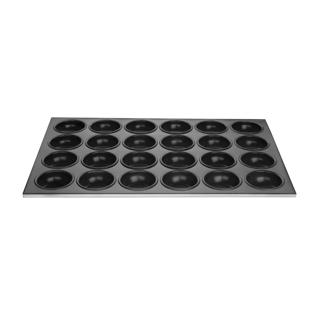 Vogue Aluminium Non-Stick 24 Cup Muffin Tray - Image 2