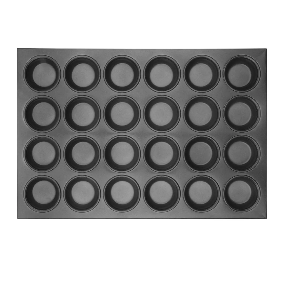 Vogue Aluminium Non-Stick 24 Cup Muffin Tray - Image 3