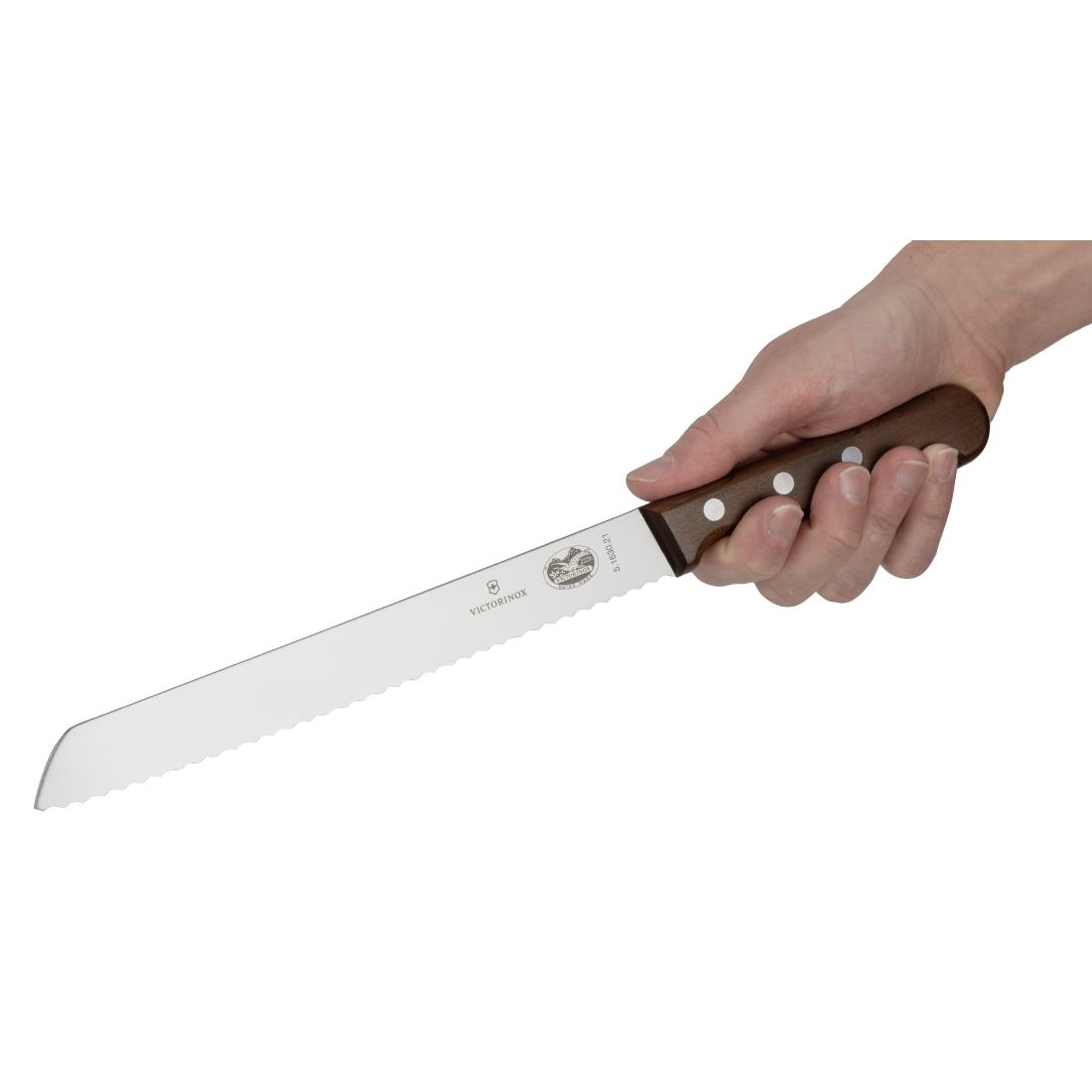 Victorinox Wooden Handled Serrated Bread Knife 21.5cm
