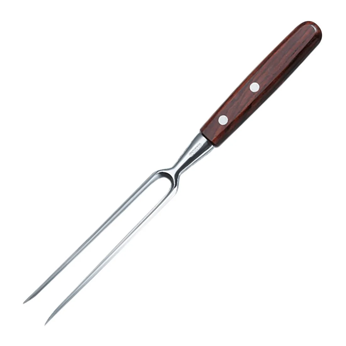 Victorinox Wooden Handled Carving Fork 15cm - Image 2