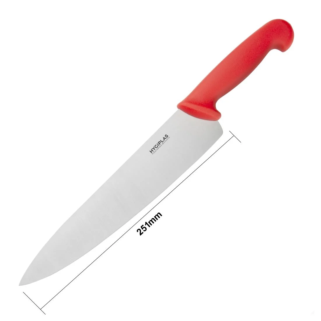 Hygiplas Chefs Knife Red 25.5cm - Image 5