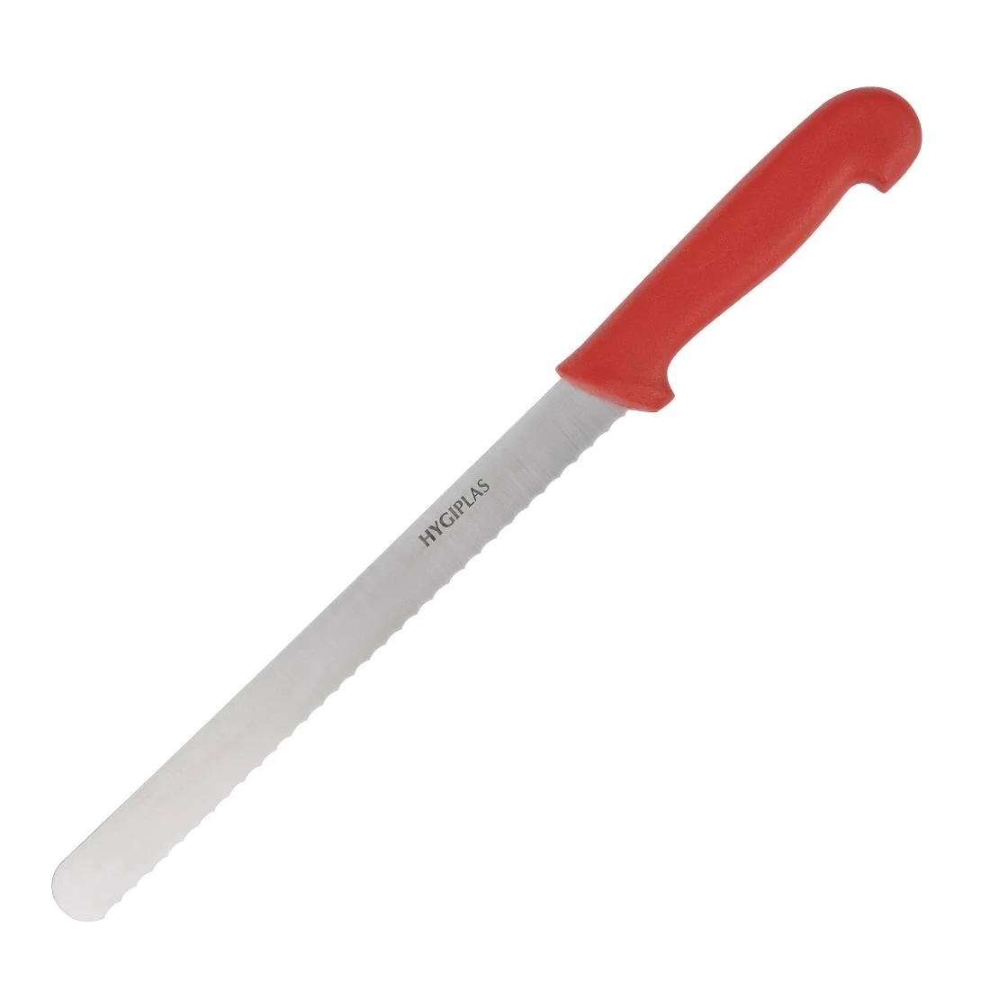 Hygiplas Serrated Slicer Red 25.5cm