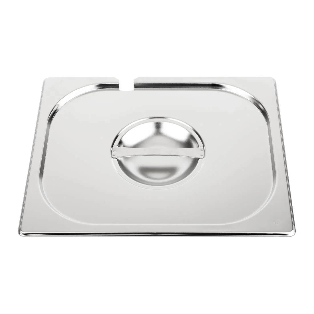 Vogue Stainless Steel 1/2 Gastronorm Notched Lid