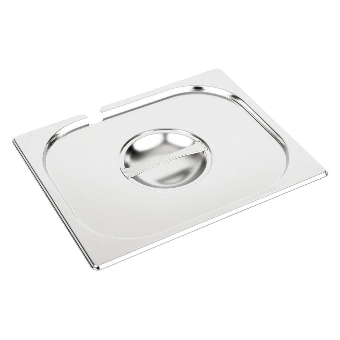 Vogue Stainless Steel 1/2 Gastronorm Notched Lid - Image 3